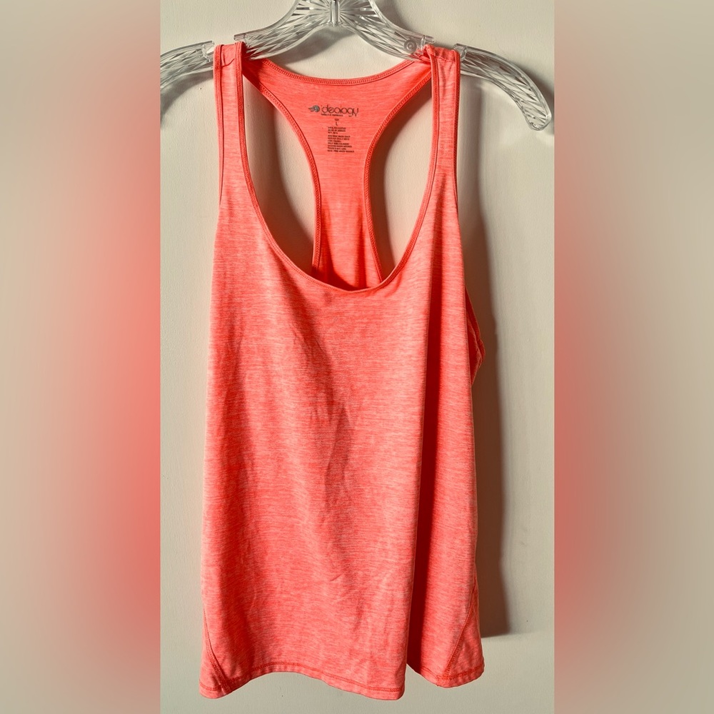 Ideology orange Razorback tank top SZ. L